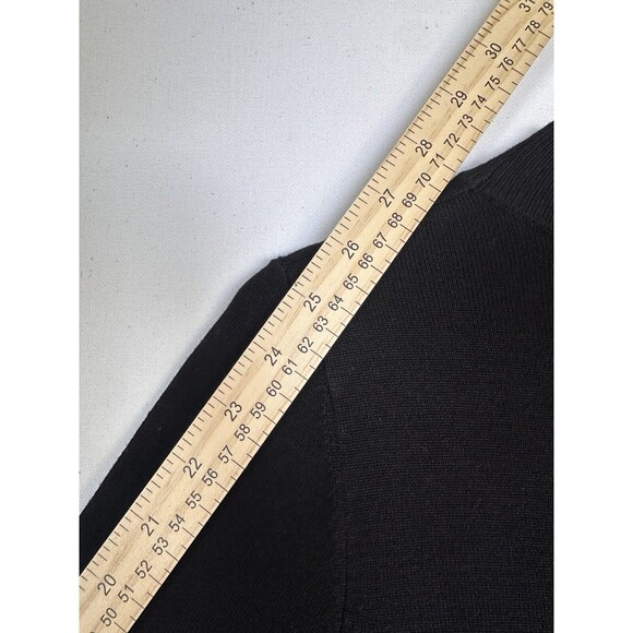 Say What Sweater Dress Womens Rayon Sexy Black W/ Gold Rhinestones Studded XL - Picture 10 of 10